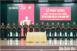 Cục Chính trị phát động thi đua cao điểm “Phất cao cờ hồng tháng Tám-Thi đua giành 3 nhất”
